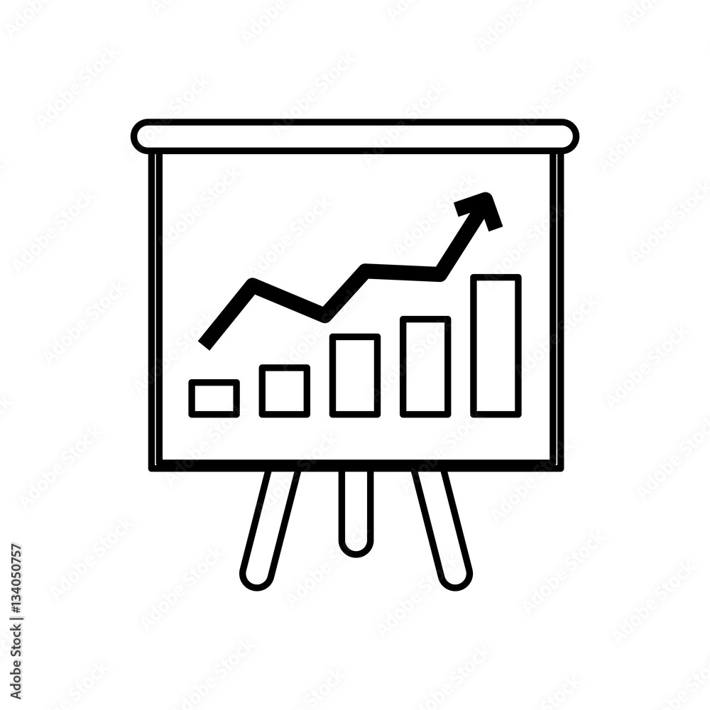 Success statistics bars icon vector illustration graphic design Success statistics bars icon vector illustration graphic design