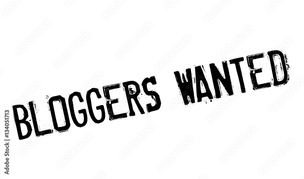 Bloggers Wanted rubber stamp Bloggers Wanted rubber stamp