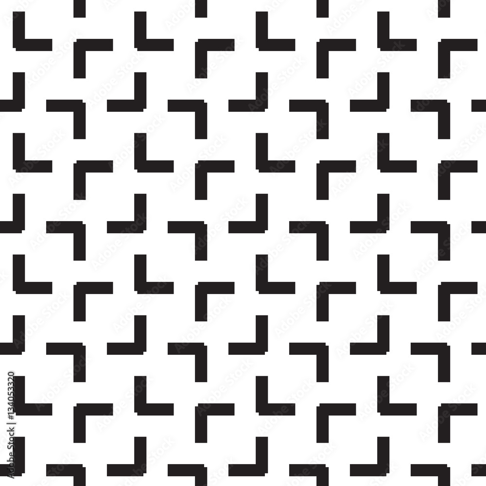 Seamless geometric pattern with corners