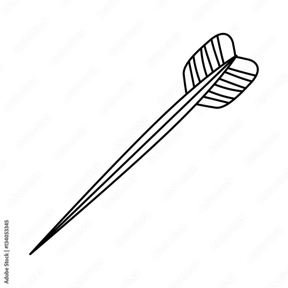 Isolated dart arrow icon vector illustration graphic design Isolated dart arrow icon vector illustration graphic design
