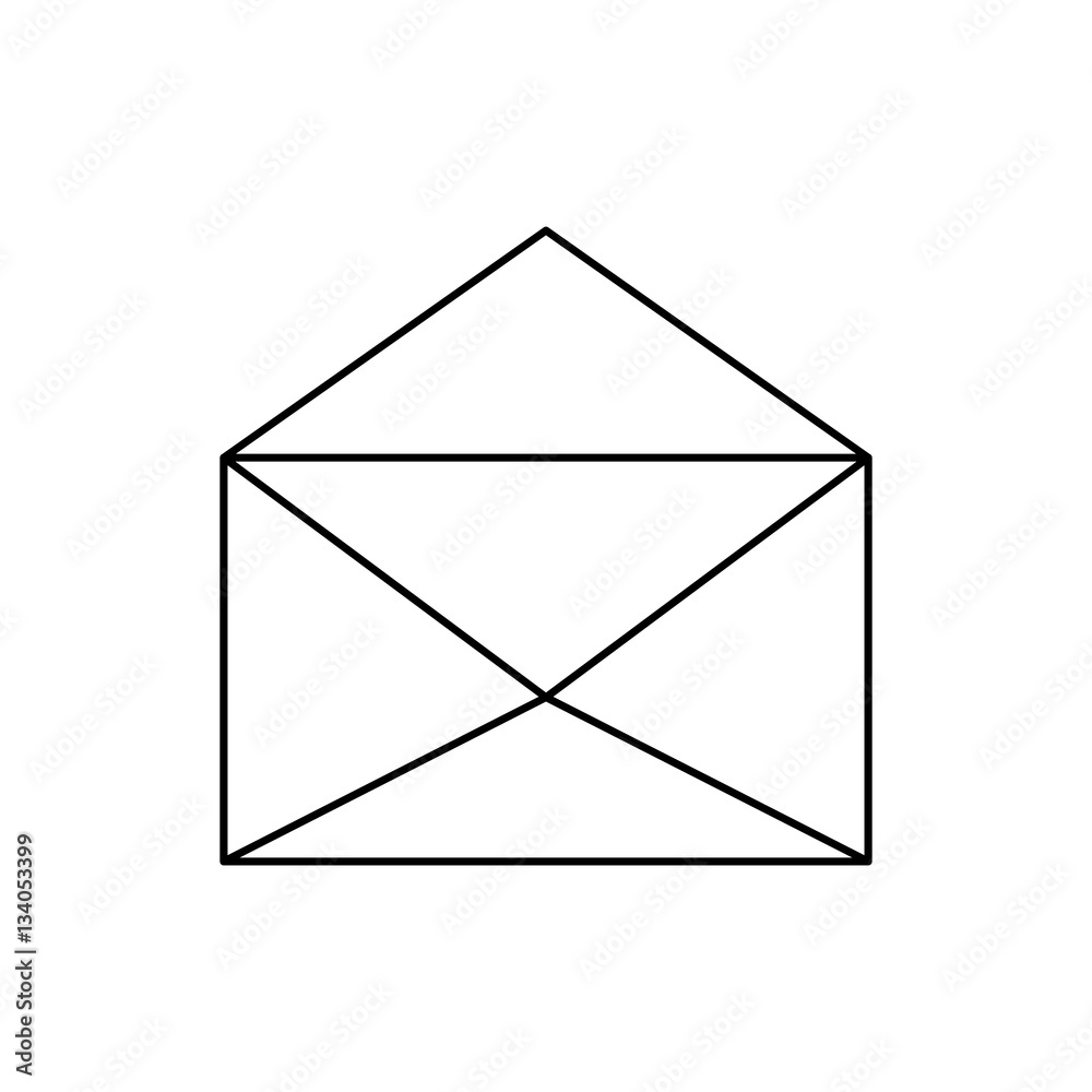 Mail or email symbol icon vector illustration graphic design Mail or email symbol icon vector illustration graphic design