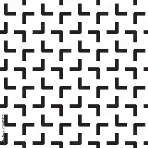 Seamless geometric pattern with corners