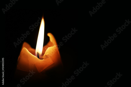 candle and darkness