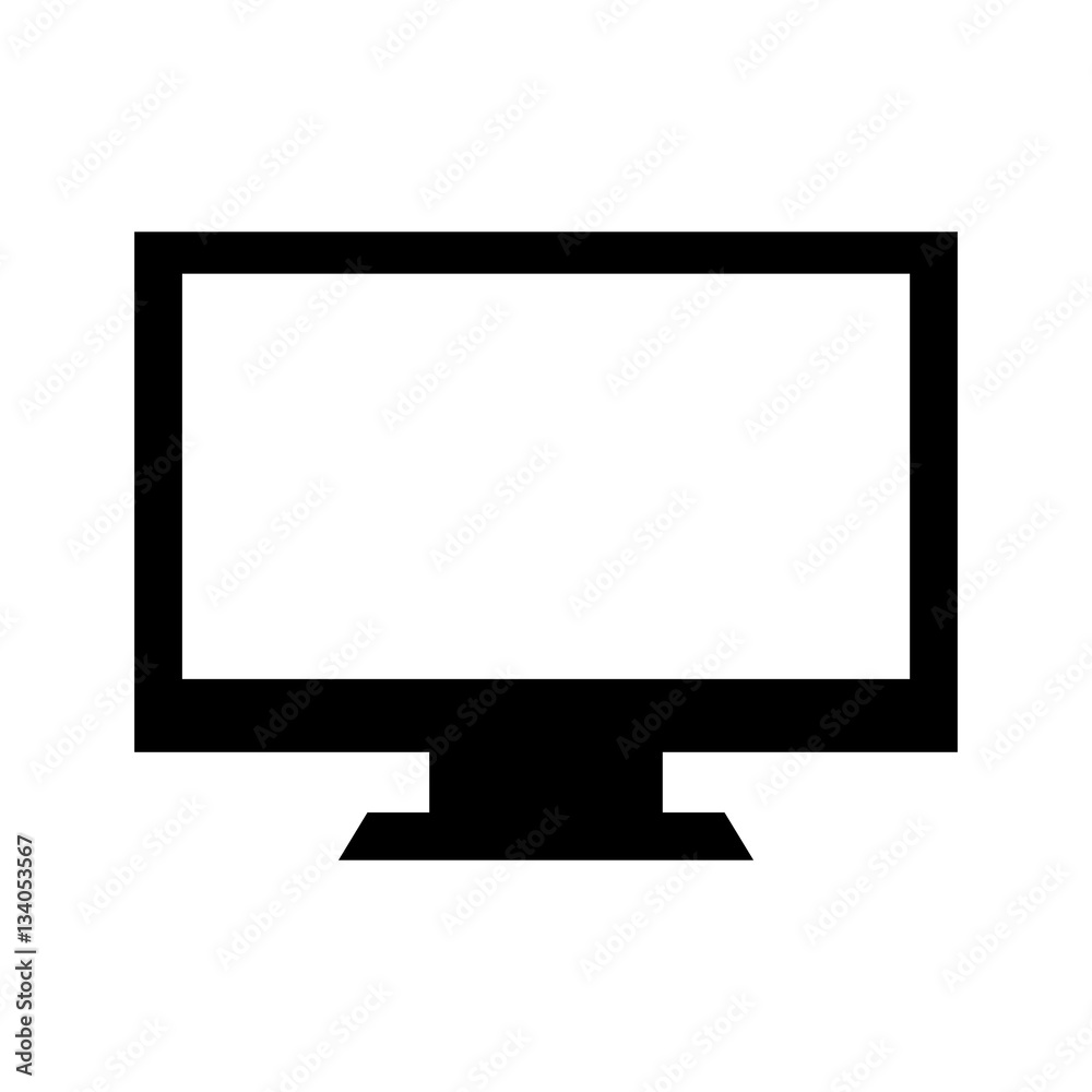 computer desktop isolated icon vector illustration design computer desktop isolated icon vector illustration design