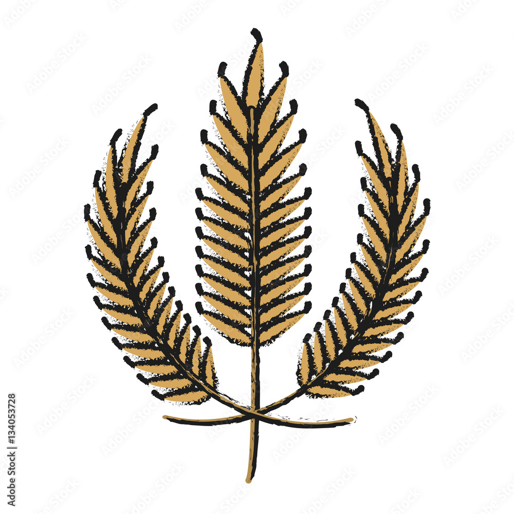 ears of wheat icon over white background. vector illustration ears of wheat icon over white background. vector illustration