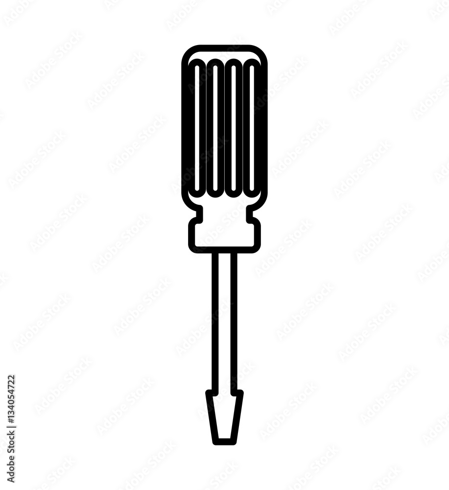 screwdriver tool isolated icon vector illustration design screwdriver tool isolated icon vector illustration design