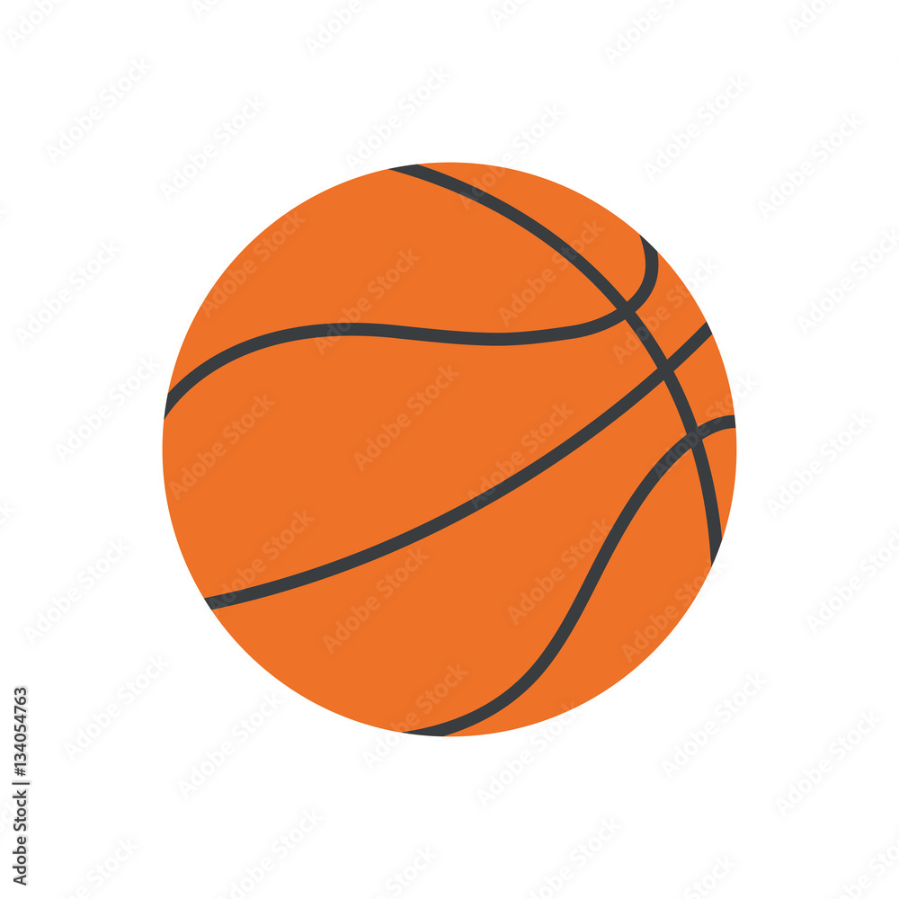 ball basketball sport classic play vector illustration eps 10