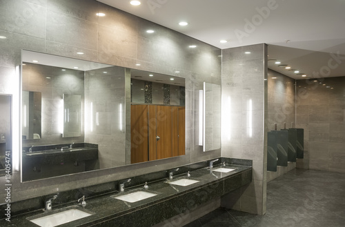 Toilet room in the modern interior