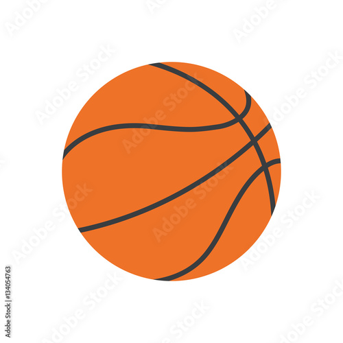 ball basketball sport classic play vector illustration eps 10