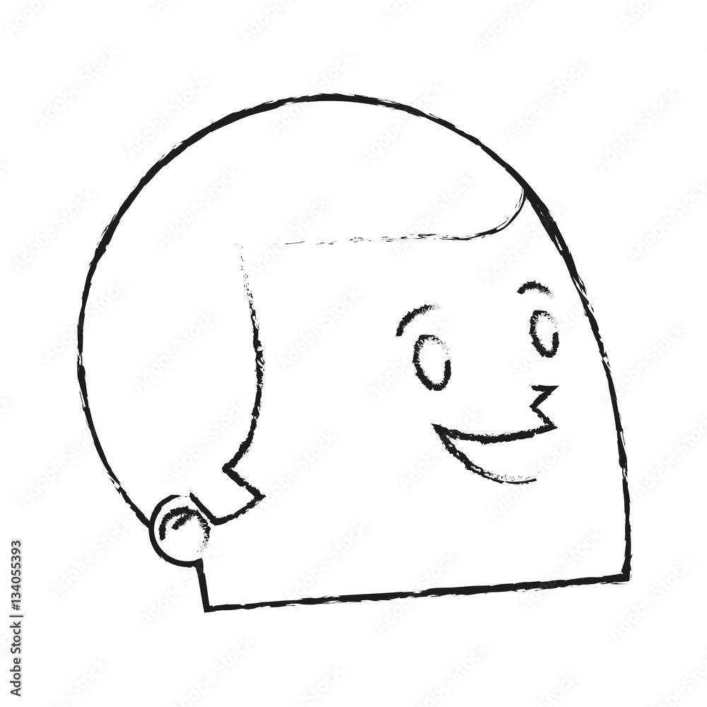 man face cartoon icon over white background. vector illustration man face cartoon icon over white background. vector illustration