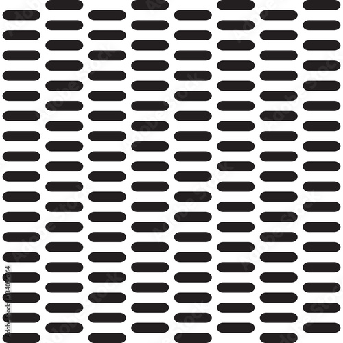 Seamless vector pattern with element in rows