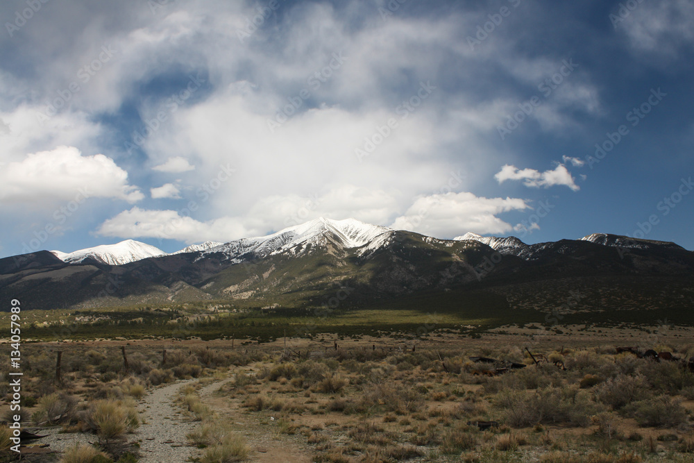 Path to San Juan Mountains