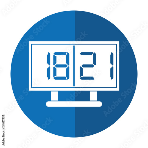 board score american football icon shadow vector illustration eps 10