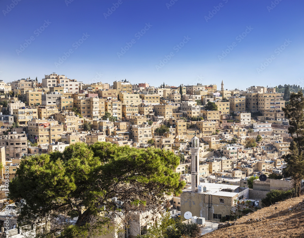 View of Amman, capital of Jordan