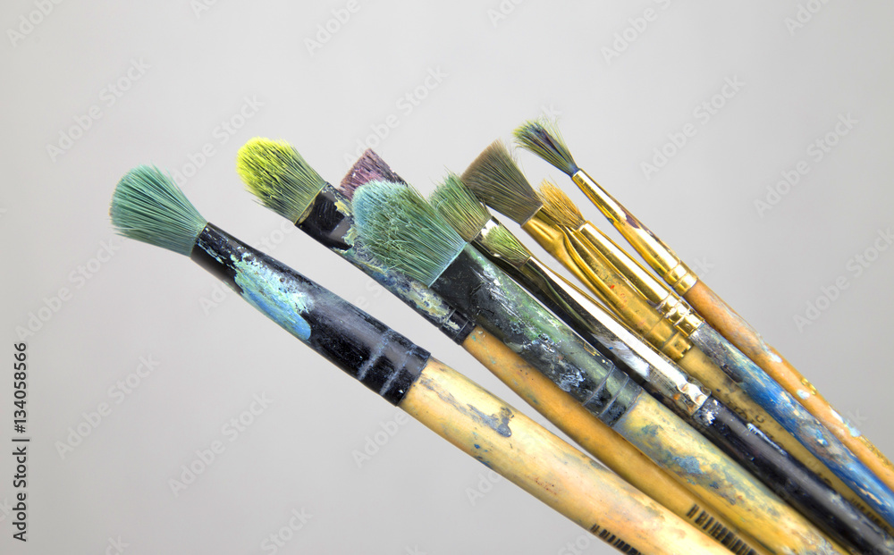 Fototapeta premium Oil painting brushes
