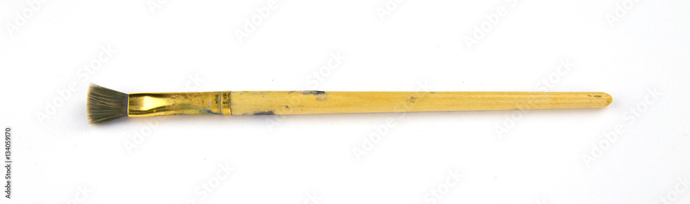 Obraz premium painting brush on isolated white background