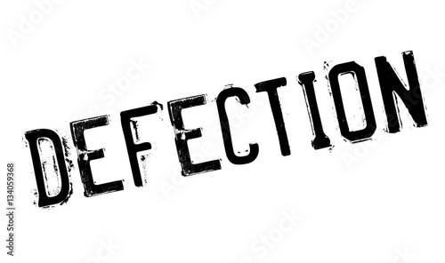 Defection rubber stamp. Grunge design with dust scratches. Effects can be easily removed for a clean, crisp look. Color is easily changed.