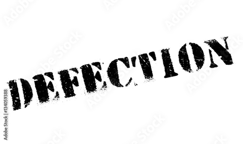 Defection rubber stamp. Grunge design with dust scratches. Effects can be easily removed for a clean, crisp look. Color is easily changed.