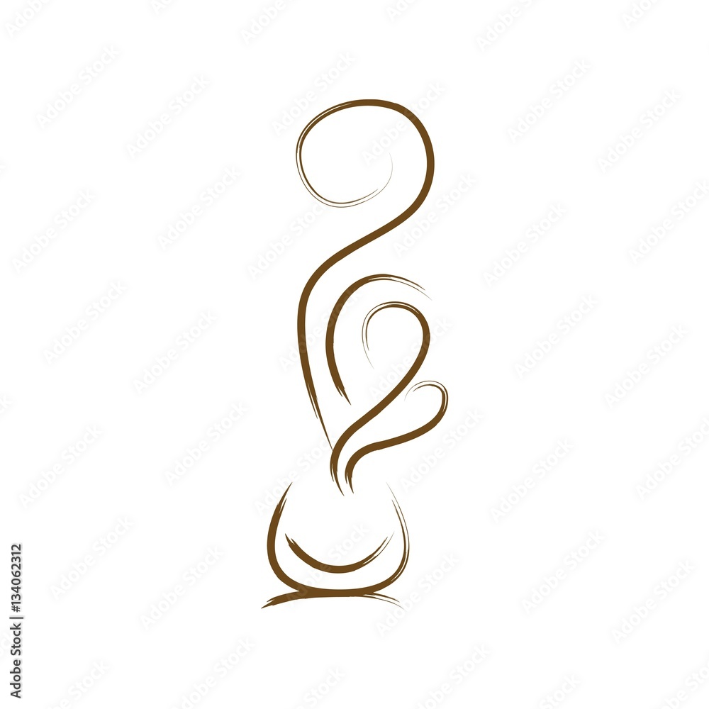 Vector image of a Cup with hot drink. Tea and coffee making facilities. Abstract couples Vector image of a Cup with hot drink. Tea and coffee making facilities. Abstract couples