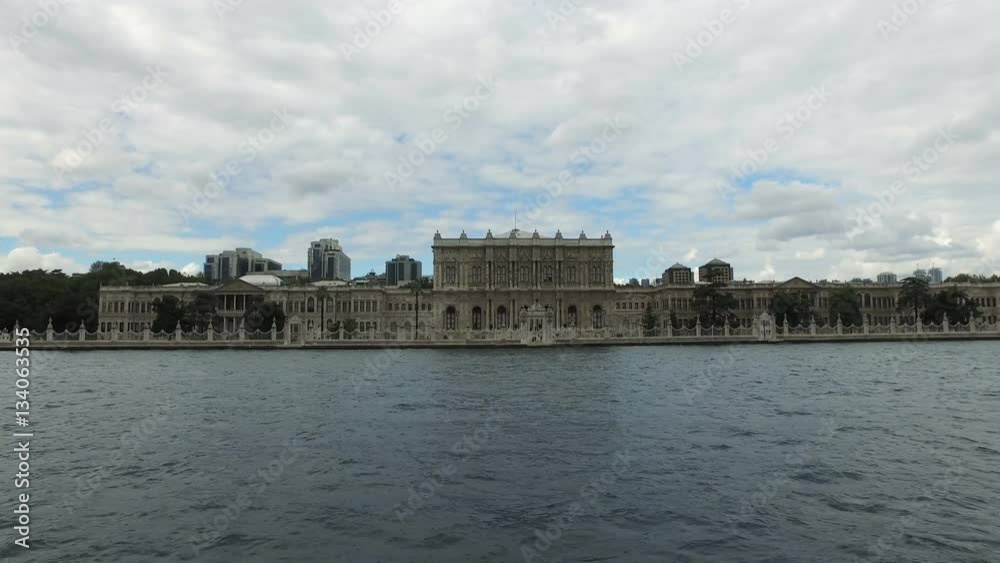 Beautiful View of Ciragan Palace from Sea Beautiful View of Ciragan Palace from Sea