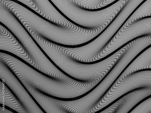 abstract stylized lines, vector