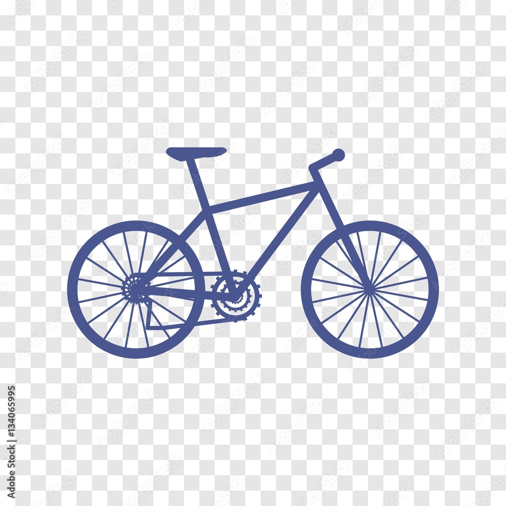 vector icon of bicycle