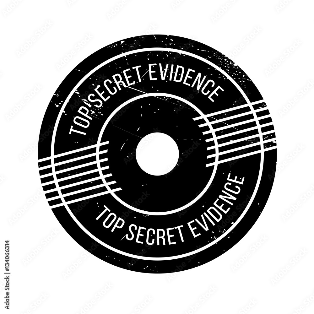 Top Secret Evidence rubber stamp. Grunge design with dust scratches. Effects can be easily removed for a clean, crisp look. Color is easily changed. Top Secret Evidence rubber stamp. Grunge design with dust scratches. Effects can be easily removed for a clean, crisp look. Color is easily changed.
