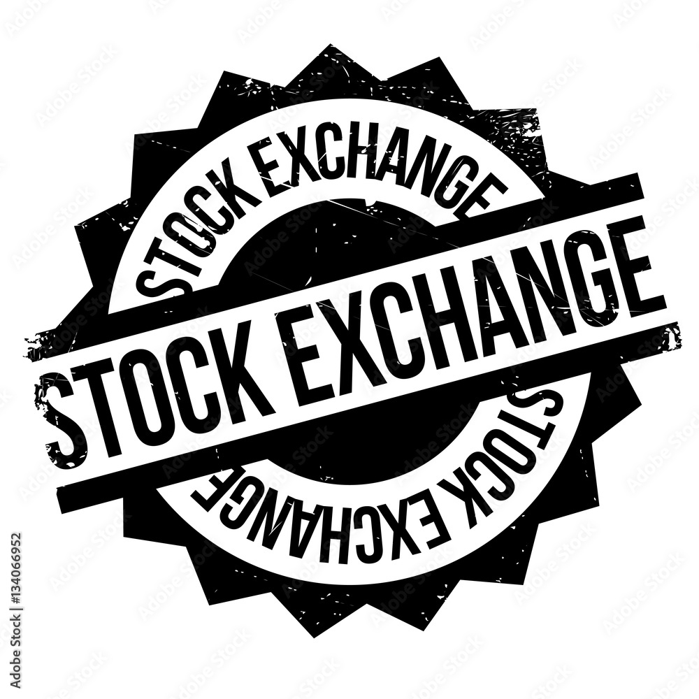 Stock Exchange rubber stamp. Grunge design with dust scratches. Effects can be easily removed for a clean, crisp look. Color is easily changed. Stock Exchange rubber stamp. Grunge design with dust scratches. Effects can be easily removed for a clean, crisp look. Color is easily changed.