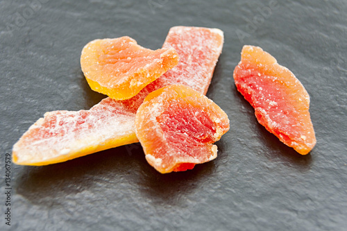 Candied papaya Fruit Pieces