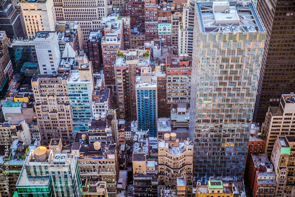 View of buildings across New York City