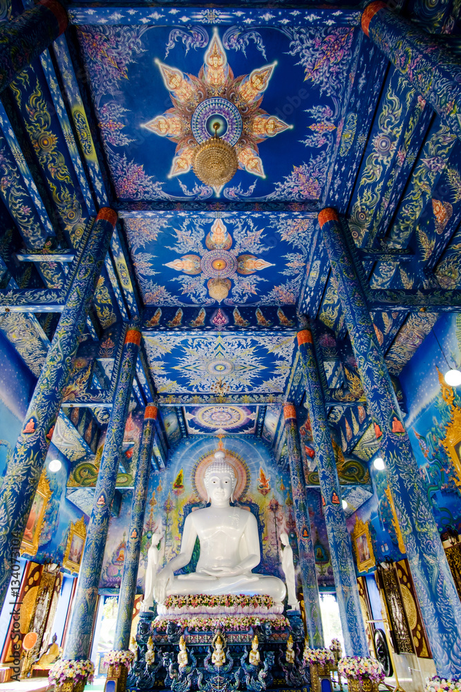 Fototapeta premium Wat Rong Suaten is the public temple.This is the most popular te