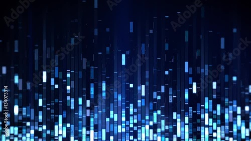 Data Communication and Transfer of DNA Biology Looping Backdrop