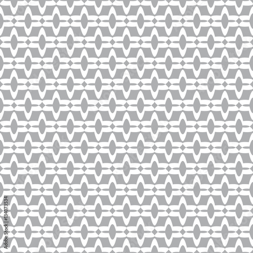 Elegant pattern with white decorations on grey background vintage