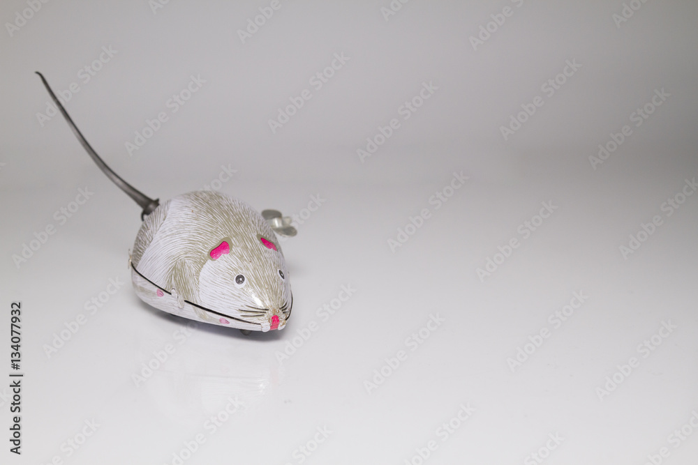 Foto Stock three wind-up mice | Adobe Stock