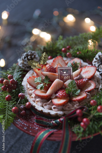 苺のクリスマスケーキ
