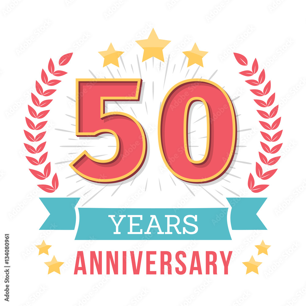 Obraz premium Anniversary Emblem