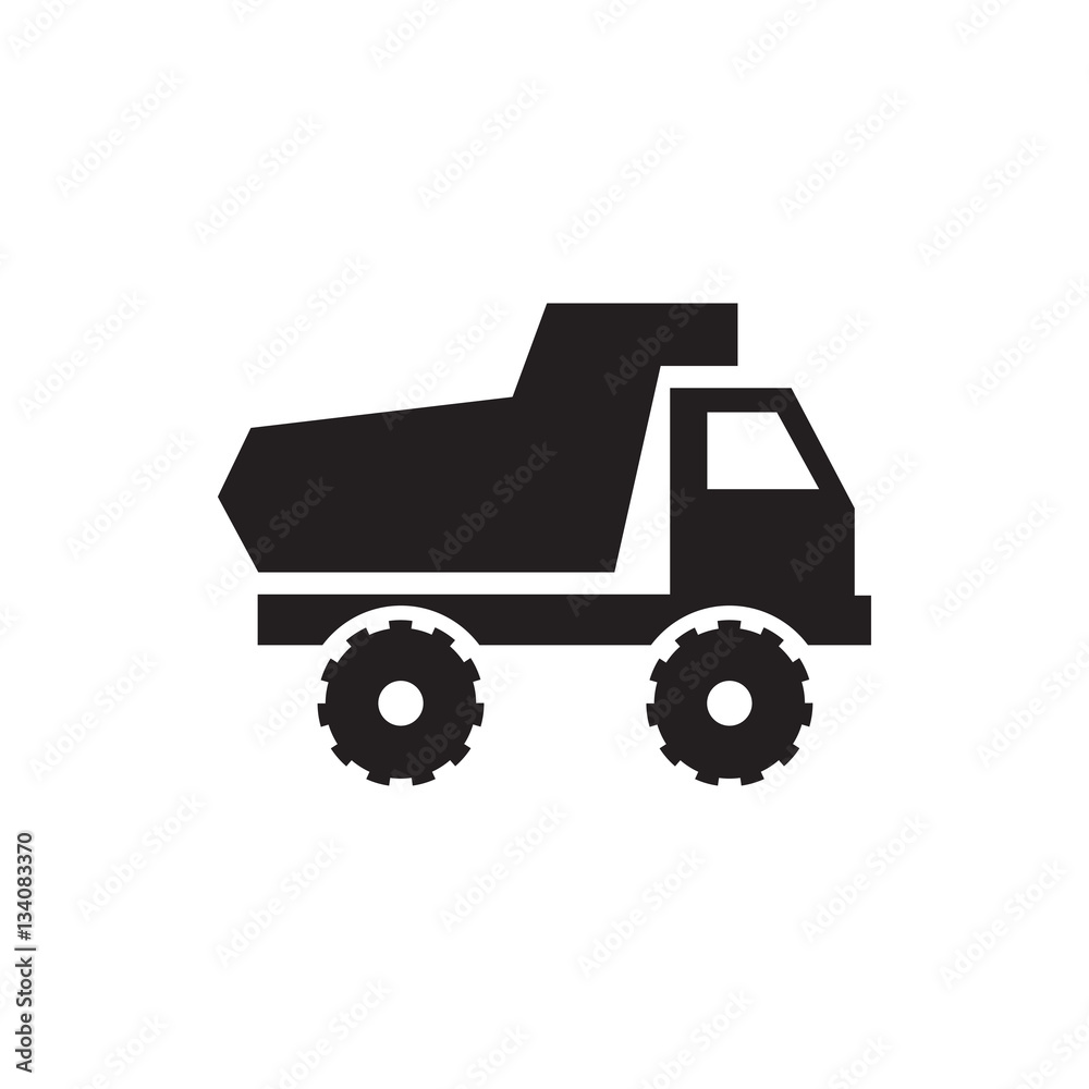 Naklejka premium toy car icon illustration
