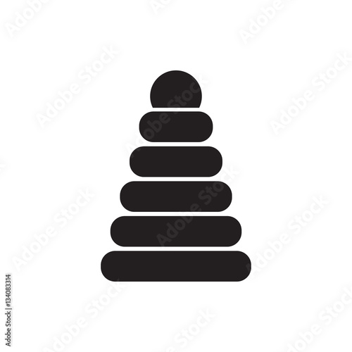 pyramid icon illustration