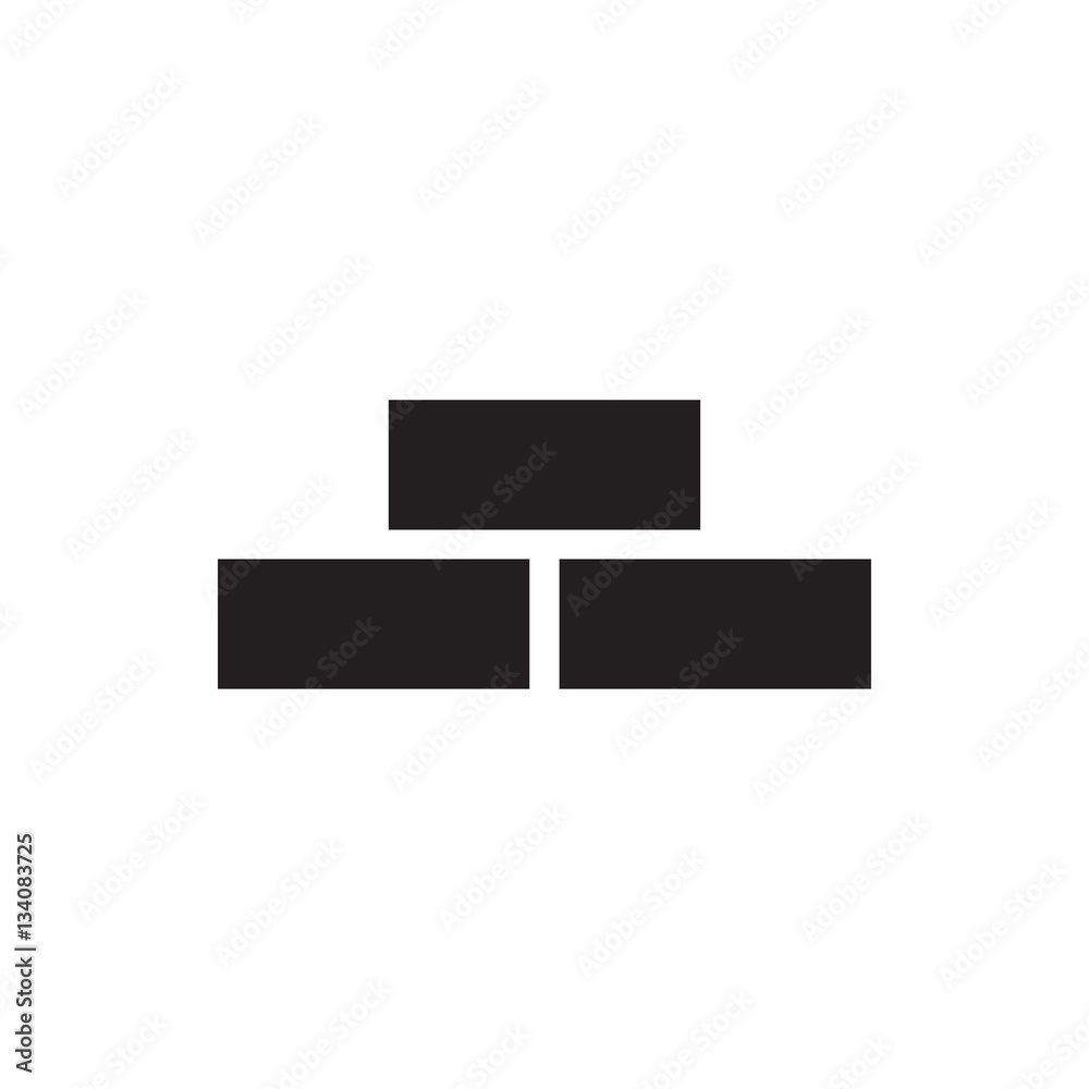 brick wall icon illustration brick wall icon illustration