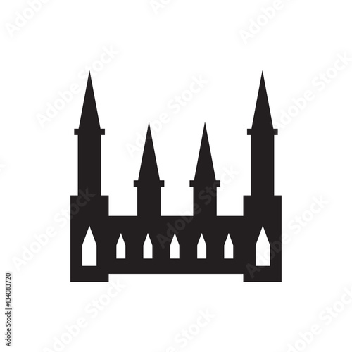 castle icon illustration