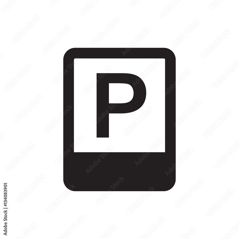parking icon illustration