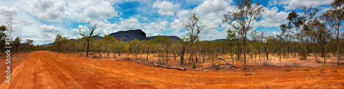 outback landscape Australia panarama view photo