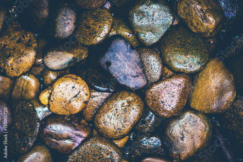 Fototapeta Naklejka Na Ścianę i Meble -  Background textured rock River