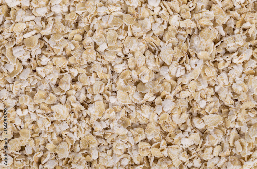 Closeup of oatmeal for food background Closeup of oatmeal for food background
