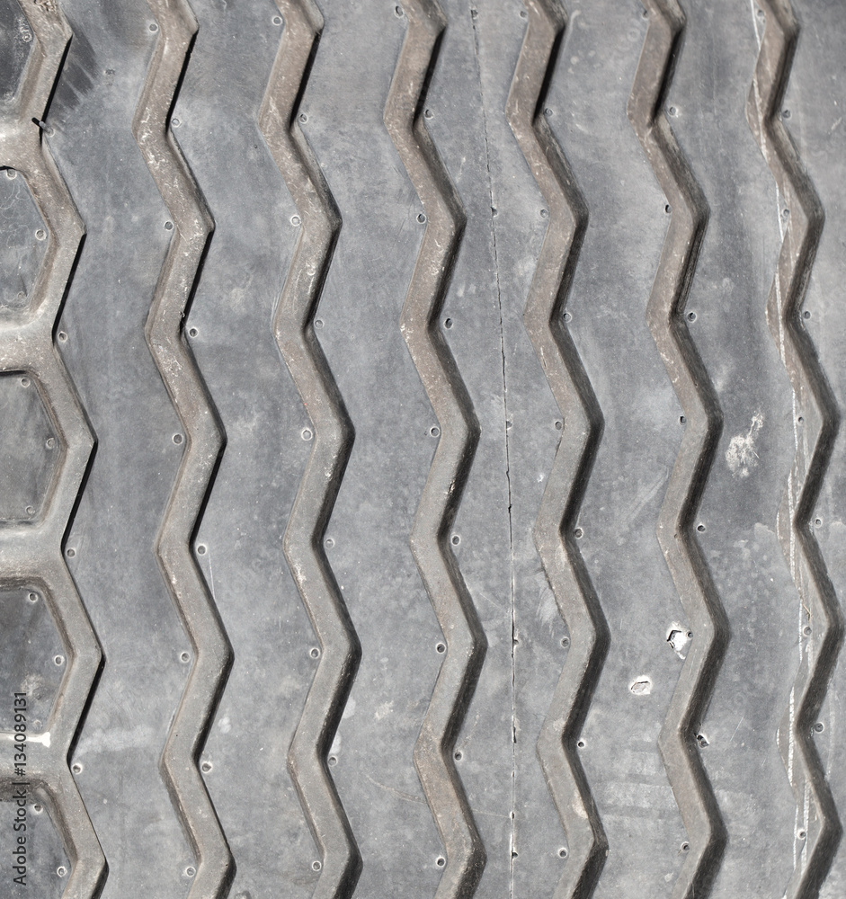 tread on the wheel as a background