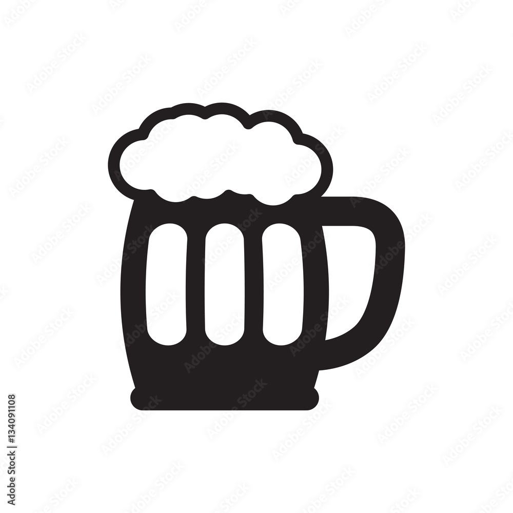 beer mug icon illustration beer mug icon illustration