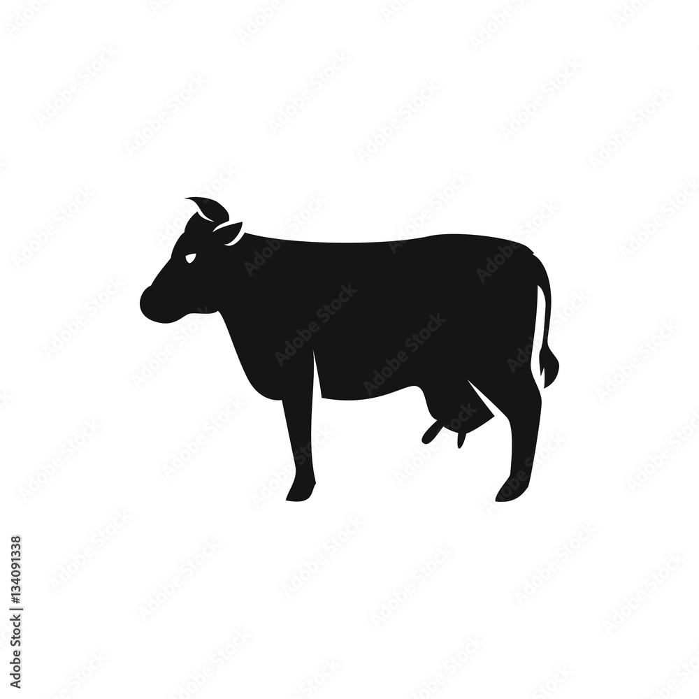 cow icon illustration cow icon illustration