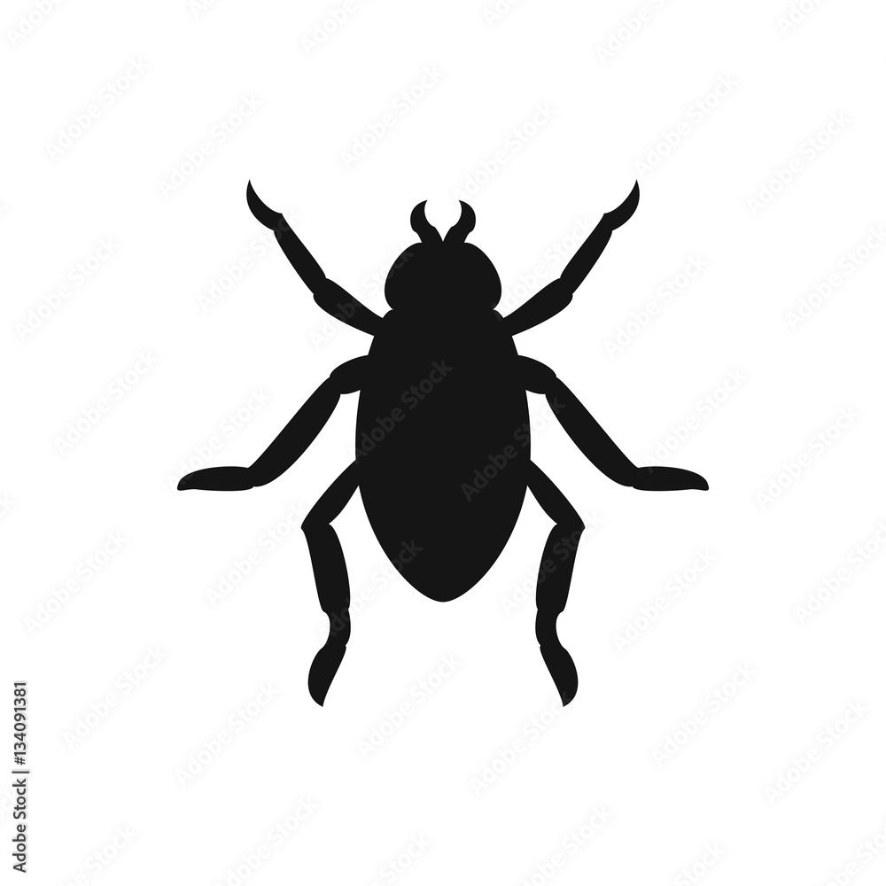 beetle icon illustration beetle icon illustration