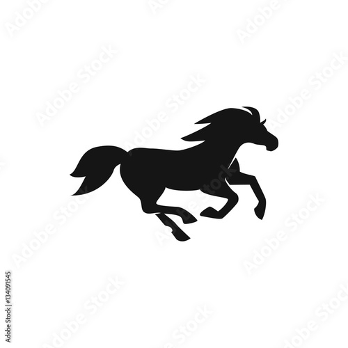Fototapeta Naklejka Na Ścianę i Meble -  horse icon illustration