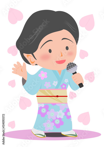 女性演歌歌手　桜 photo